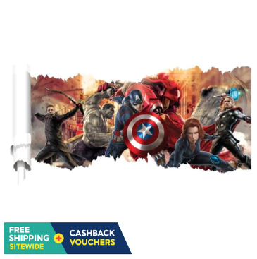 3D vivid avengers wall stickers living room bedroom wall decoration movie poster wall stickers for kids rooms