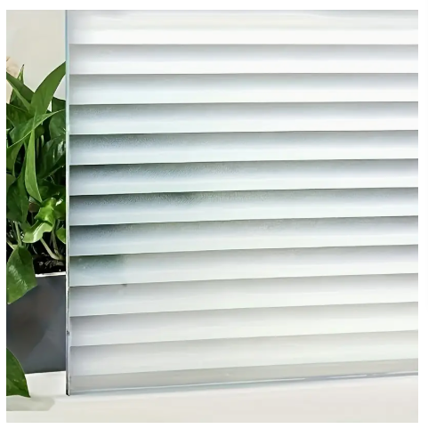 G.W.S  HP:9762-6498 Frosted Glass Film Privacy Window Sticker for Bathroom and Toilet, Light Blocking Anti-See Through