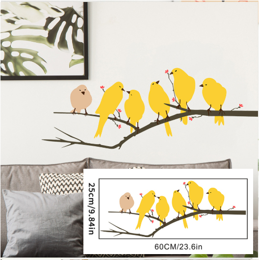G.W.S  HP 97626498 3D Sunflower and Butterfly Wall Decals - Self-Adhesive PVC Stickers for Home, Bedroom, Living Room, Bathroom - Vibrant Bohemian Floral Decor with Butterflies, Perfect for Thanksgiving and Holiday Festivities, Sunflower Decor