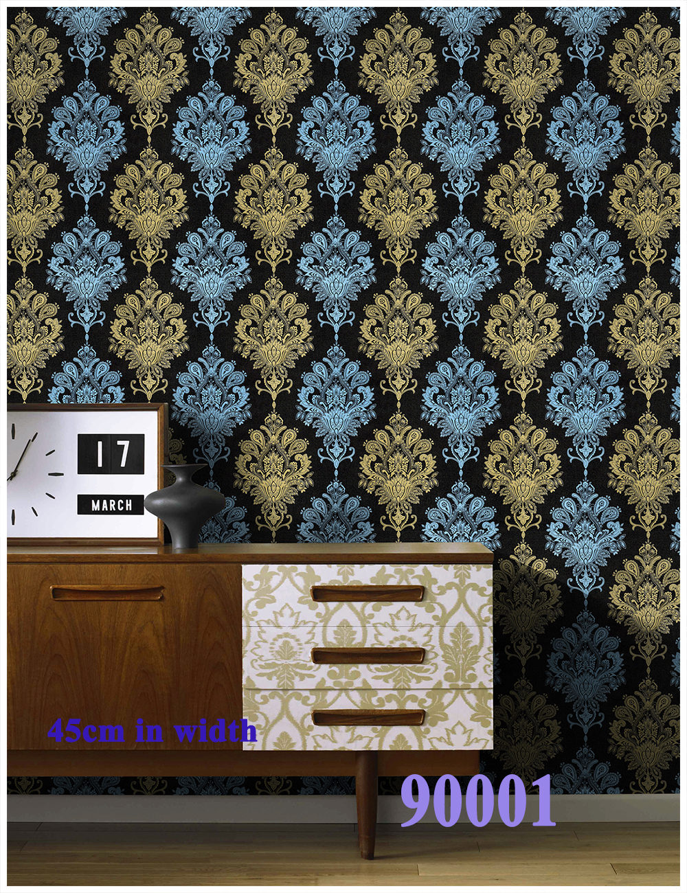 Peel and Stick Wallpaper Olive Leaf G.W.S HP:9762-6498 Removable Self Adhesive Wallpaper Grey Leaves Contact Paper for Livingroom Bedroom W