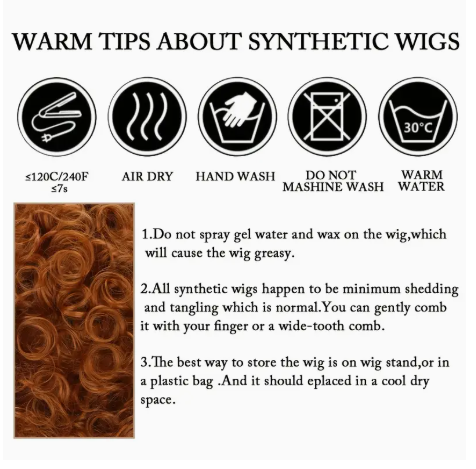 Hp:9762-6498  all local seller, collect from s757087 Women'S Heat-Resistant Synthetic Orange Afro Curly Wave Wig with Beaded Braided Headband - 80s Disco & Punk Rock Style for Halloween, Cosplay, Masquerade - Durable Rose Net Cap, Density, Christmas 