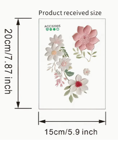 Window Wall Sticker- Landscape Faux Window Wall Mural for Wall Decor, Stick and Peel Wall Decals