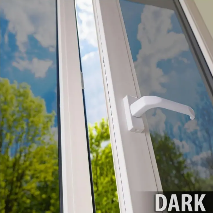 S15 Window Film Daytime Privacy and Heat Control Mirror Silvery 15 Dark - 48in X 12f