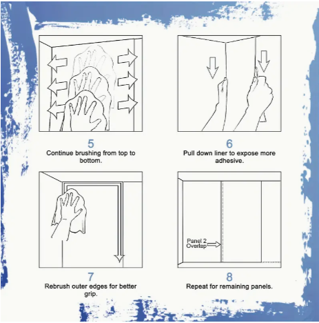 Starry Galaxy Wallpaper - Peel & Stick Wall Mural Poster for Living Room Bedroom - Removable Self-Adhesive Seamless Pattern Astronomy Space Clock Design for Home Decor