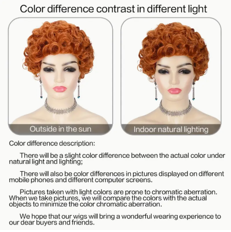 Hp:9762-6498  all local seller, collect from s757087 Women'S Heat-Resistant Synthetic Orange Afro Curly Wave Wig with Beaded Braided Headband - 80s Disco & Punk Rock Style for Halloween, Cosplay, Masquerade - Durable Rose Net Cap, Density, Christmas 