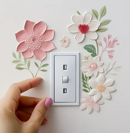 Window Wall Sticker- Landscape Faux Window Wall Mural for Wall Decor, Stick and Peel Wall Decals