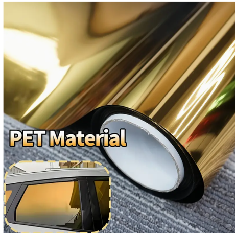 1pc Gradient Window Tint Film, 19.7x118inch, PET Material, Heat-Resistant, Anti-Explosive, Peel and Stick, Solar Film for Cars & Home, Automotive Window Privacy Film